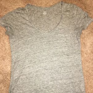 J.Crew Linen V-Neck